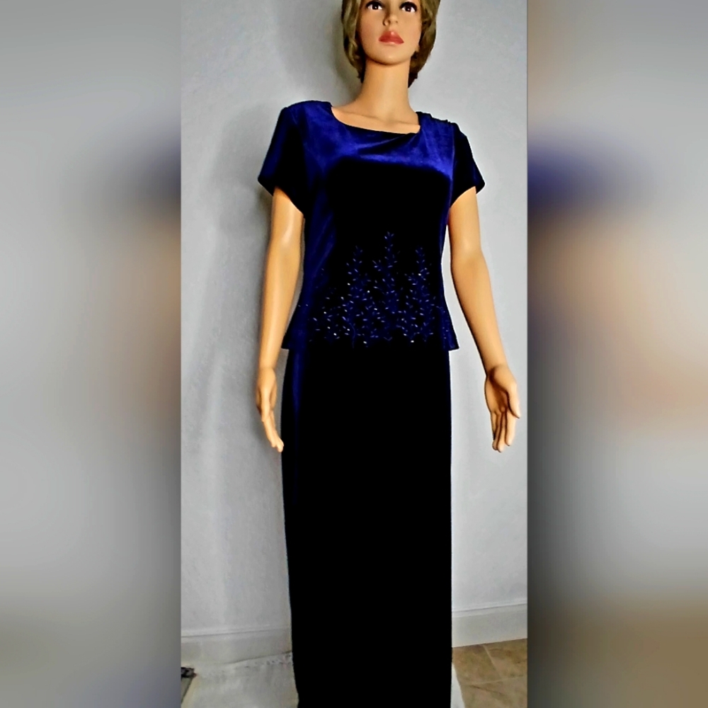 Jessica Howard Navy Blue Dress Size 6
